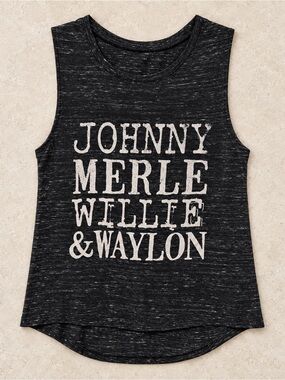 Johnny, Merle, Willie & Waylon Tank